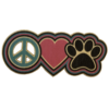 Peace Heart Paw