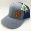 Tennessee Tri Star Real Wood Decal on a Snap Back Trucker Baseball Hat